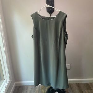 R+M Richards, Green work dress, 22W